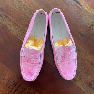 Tod's City Driving Shoe Gommini Mocassino Pink